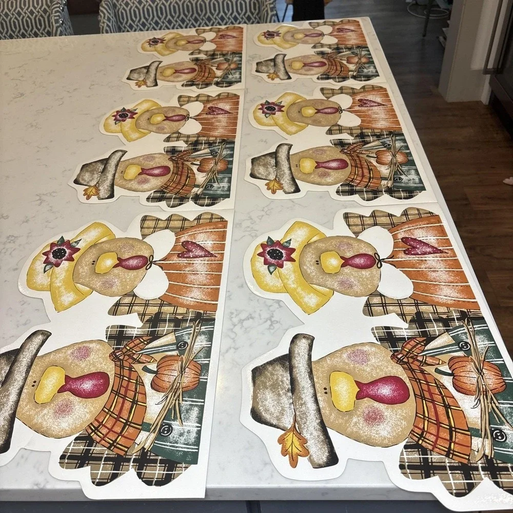 VTG New Old Stock Vinyl Placemats 